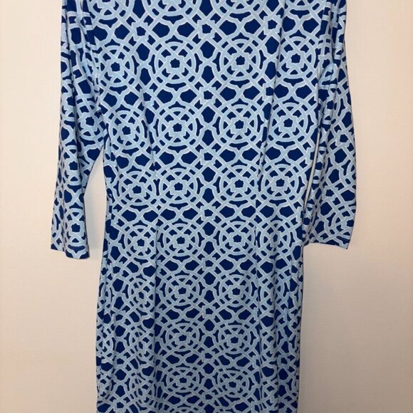 J. McLaughlin Lola Catalina Dress - Sky Blue Royal Blue size XS - Picture 5 of 11